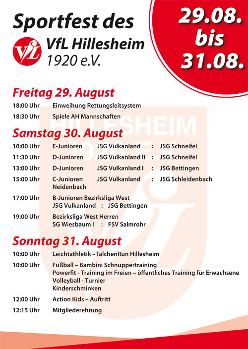Sportfest VfL Hillesheim 2025